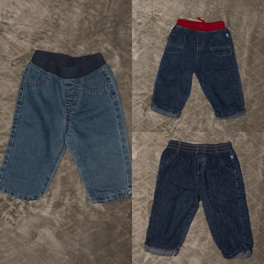 3 pairs of 9 month old jeans.